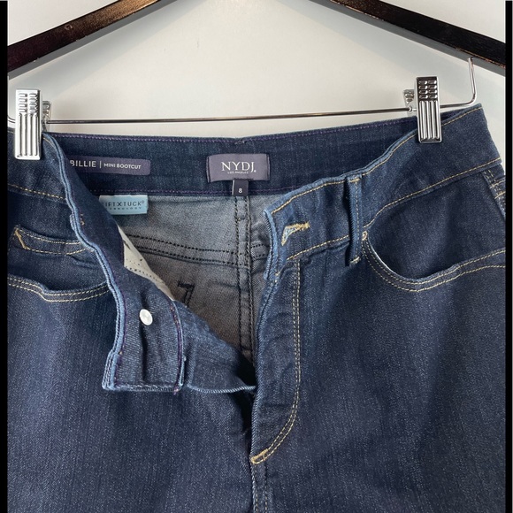 NWOT NYDJ Billie Mini Bootcut Dark Wash size 8 - Picture 7 of 15